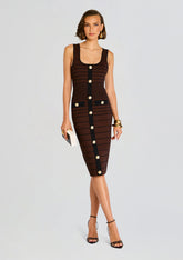 Weyla Metallic Knit Dress