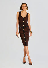 Weyla Metallic Knit Dress