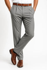 Men's Straight-Leg Trousers | Broadcloth | Maison Collection