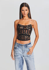 Bayley Embellished Lace Top