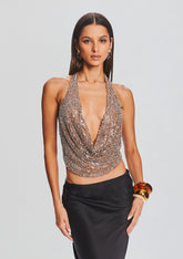 Eleanor Sequin Top