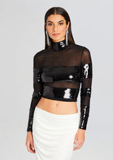 Nyx Sequin Top