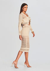 Raya Knit Crochet Skirt