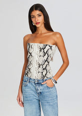 Leonie Leather Top