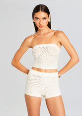 Blithe Crochet Bandeau Top