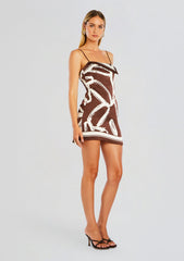 Leilani Satin Mini Dress