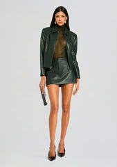 Asha Faux Leather Jacket