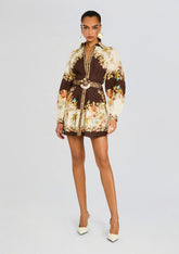 Rohi Short Dress w/ Belt