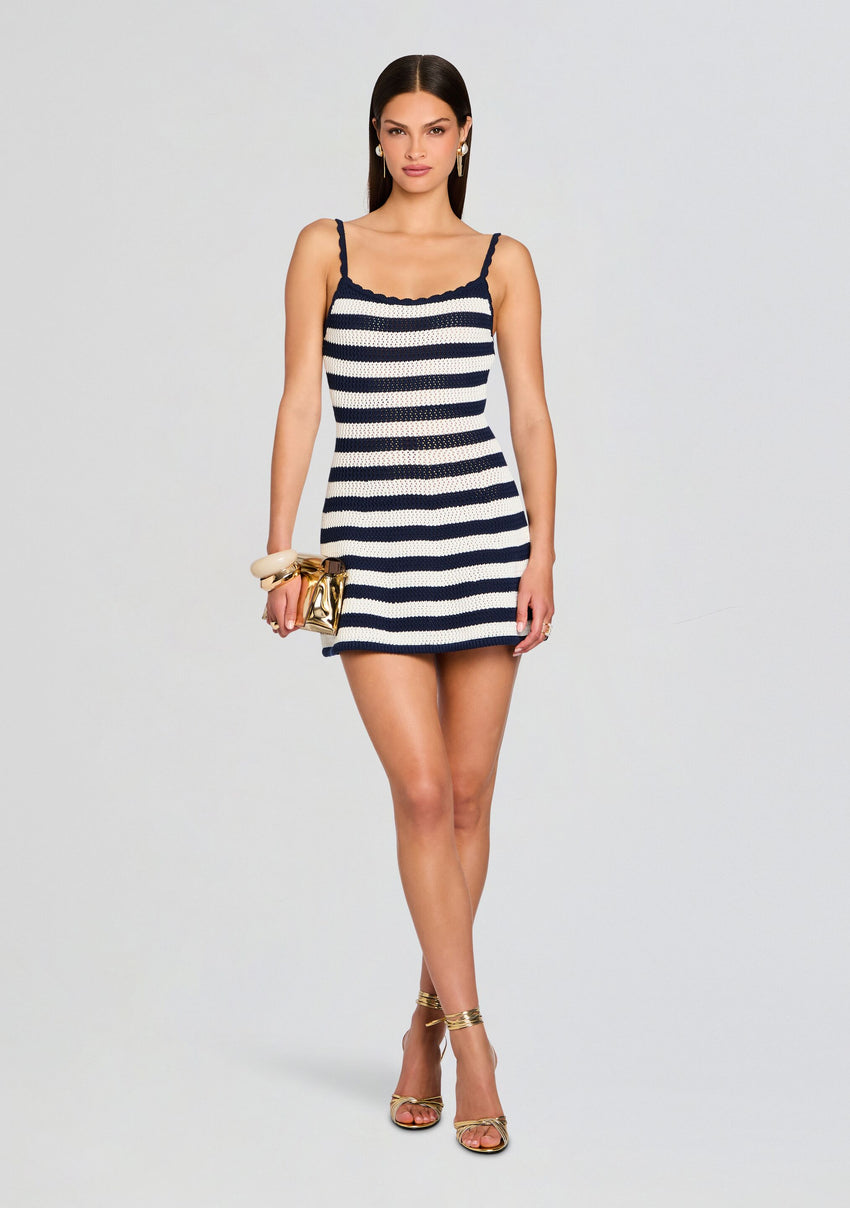 Sienna Crochet Mini Dress