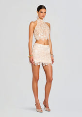 Louelle Sequin Lace Top