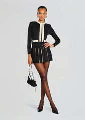 Virginie Metallic Knit Jacket
