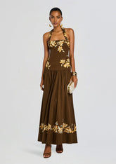 Bota Halter Maxi Dress