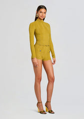 Prissy Metallic Knit Top