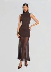 Amine Knit Maxi Dress