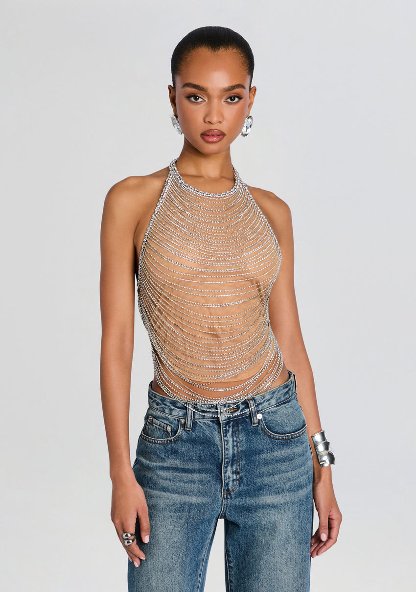 Delaney Embellished Top