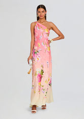 Avya One Shoulder Sash Dress