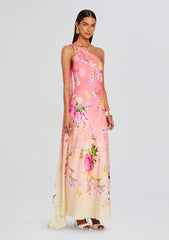 Avya One Shoulder Sash Dress