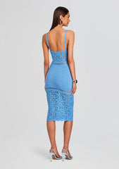 Tristyn Crochet Midi Dress