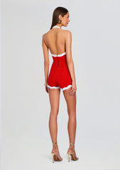 Jayde Metallic Rib Knit Romper