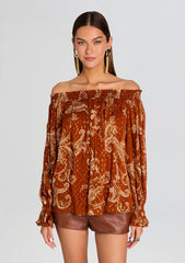 Leya Smocked Top