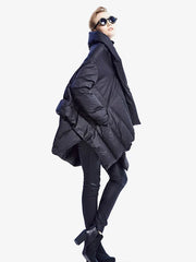 Women's Down Jacket Irregular Duck Down