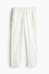 Men’s Relaxed Drawstring Trousers – Smart Casual Fit