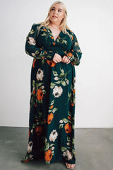 Olivia Maxi Dress | Deep Topaz Floral