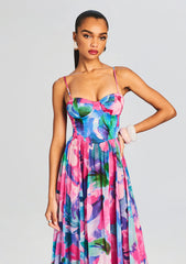 Vesa Corset Long Dress