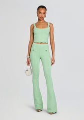 Aloe Metallic Rib Knit Top
