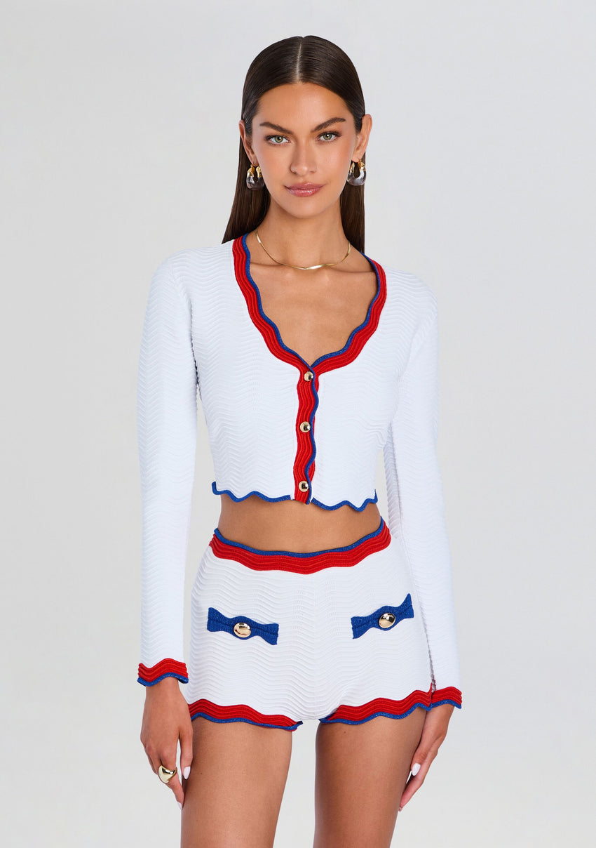 Orlaithe Rib Knit Cardigan
