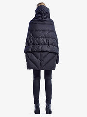 Women's Down Jacket Irregular Duck Down